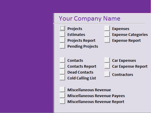 Database Home Page